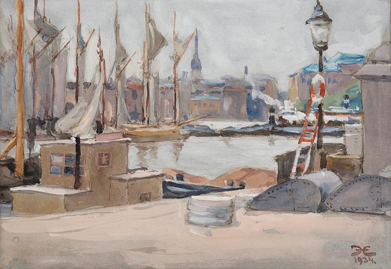 Prins Eugen, "Från Strandvägen" ("Vue de Stockholm").