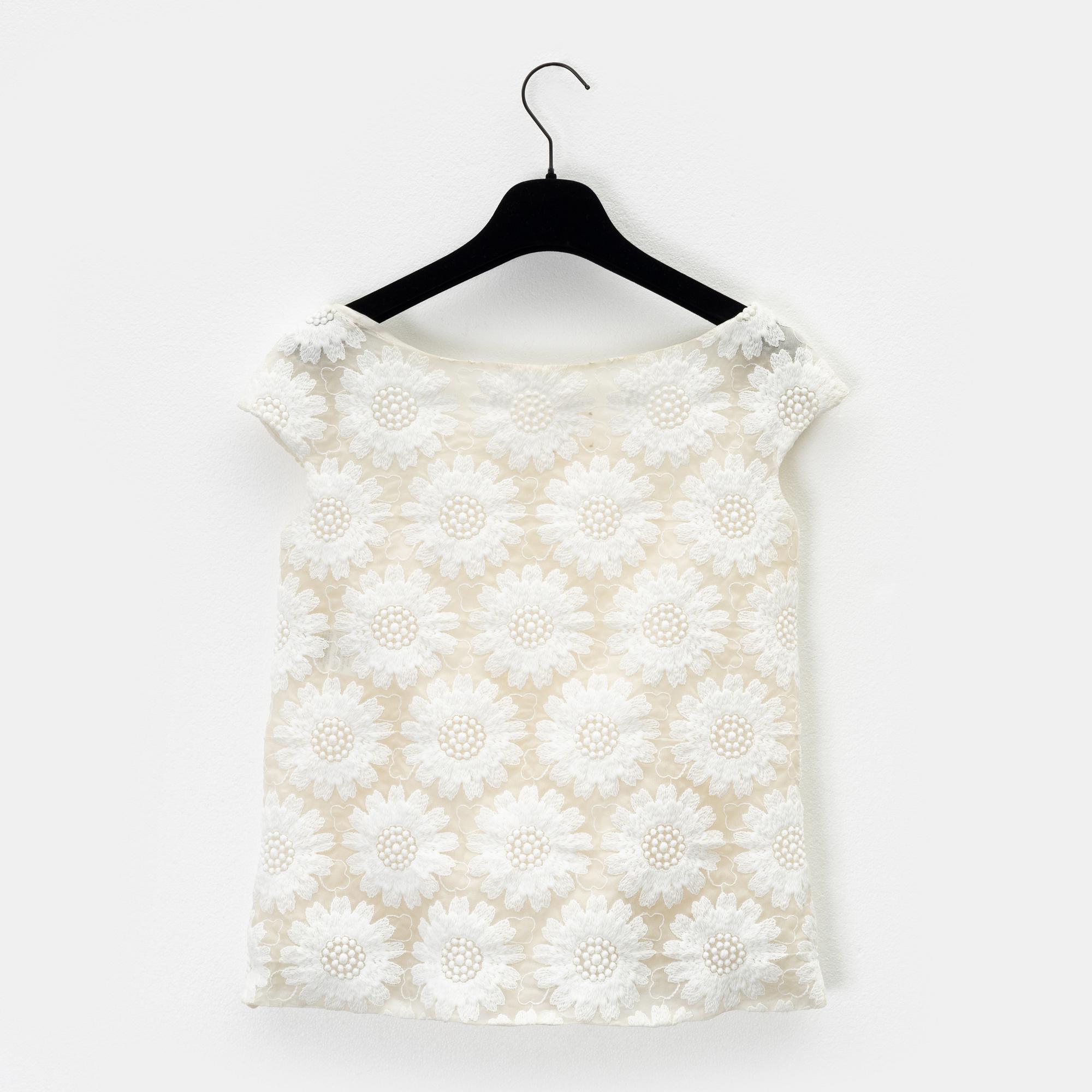 Giambattista Valli, a silk top, size 38/XXS.