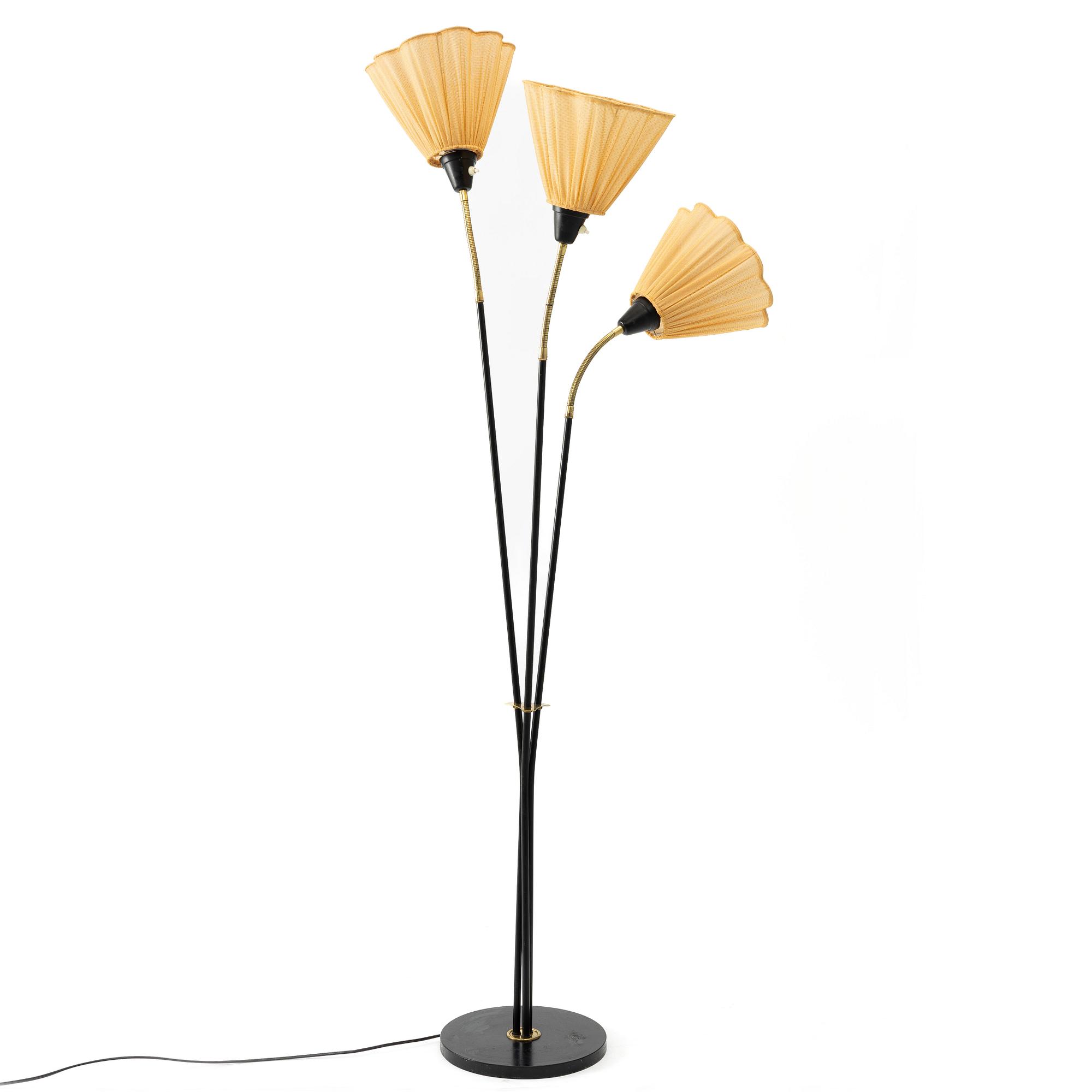Floor lamp, mid-20th century, Boréns.