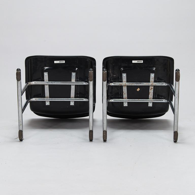 Yrjö Kukkapuro, stolar, 7 st, modell 3427M, Haimi.