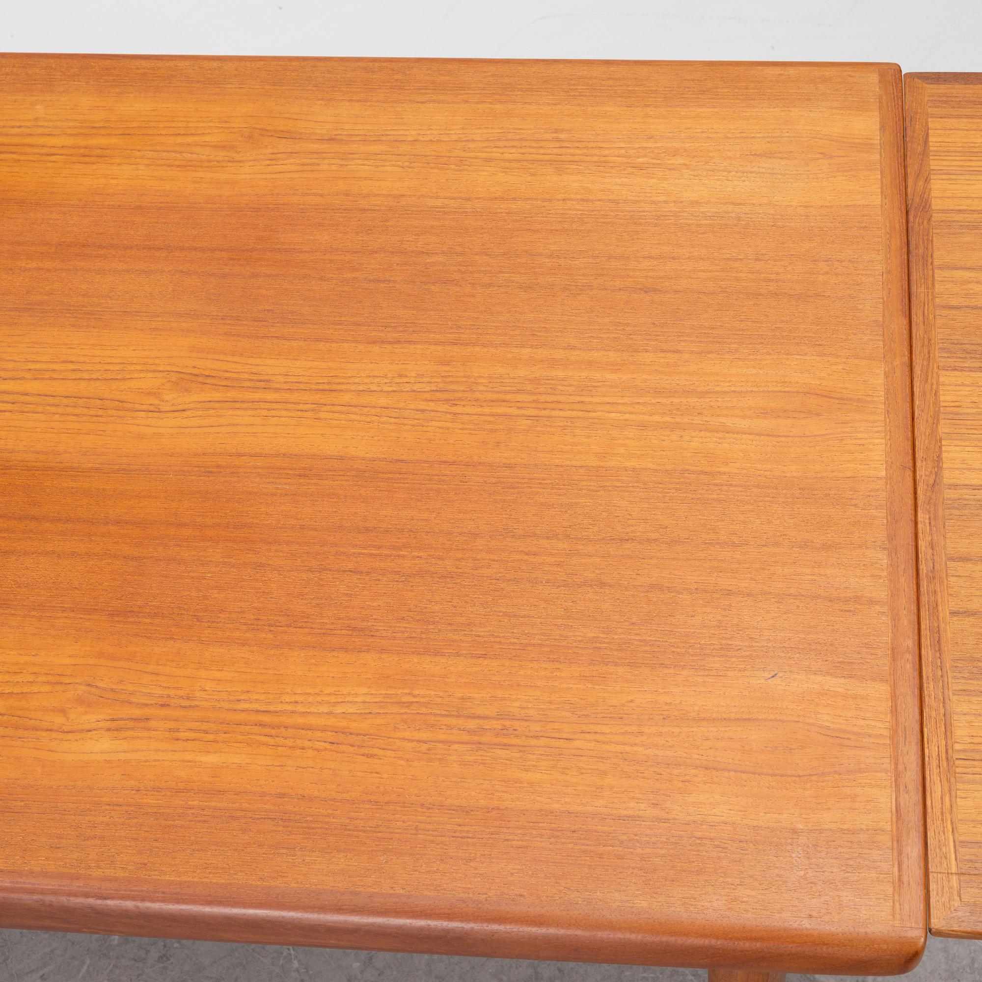 A 1960's dining table, Skovby factory Denmark.