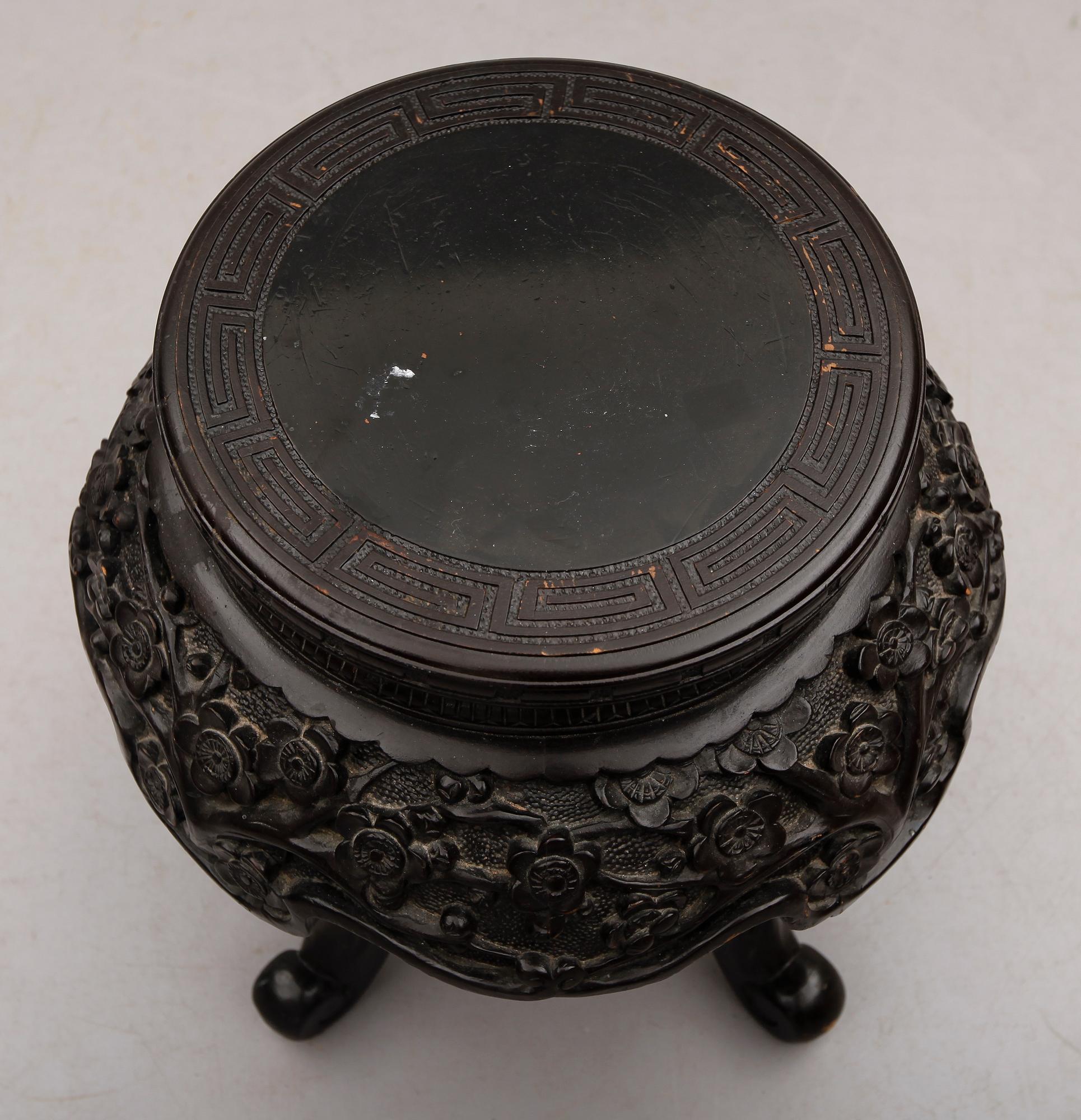 PIEDESTAL, orientalisk, 1900-tal.