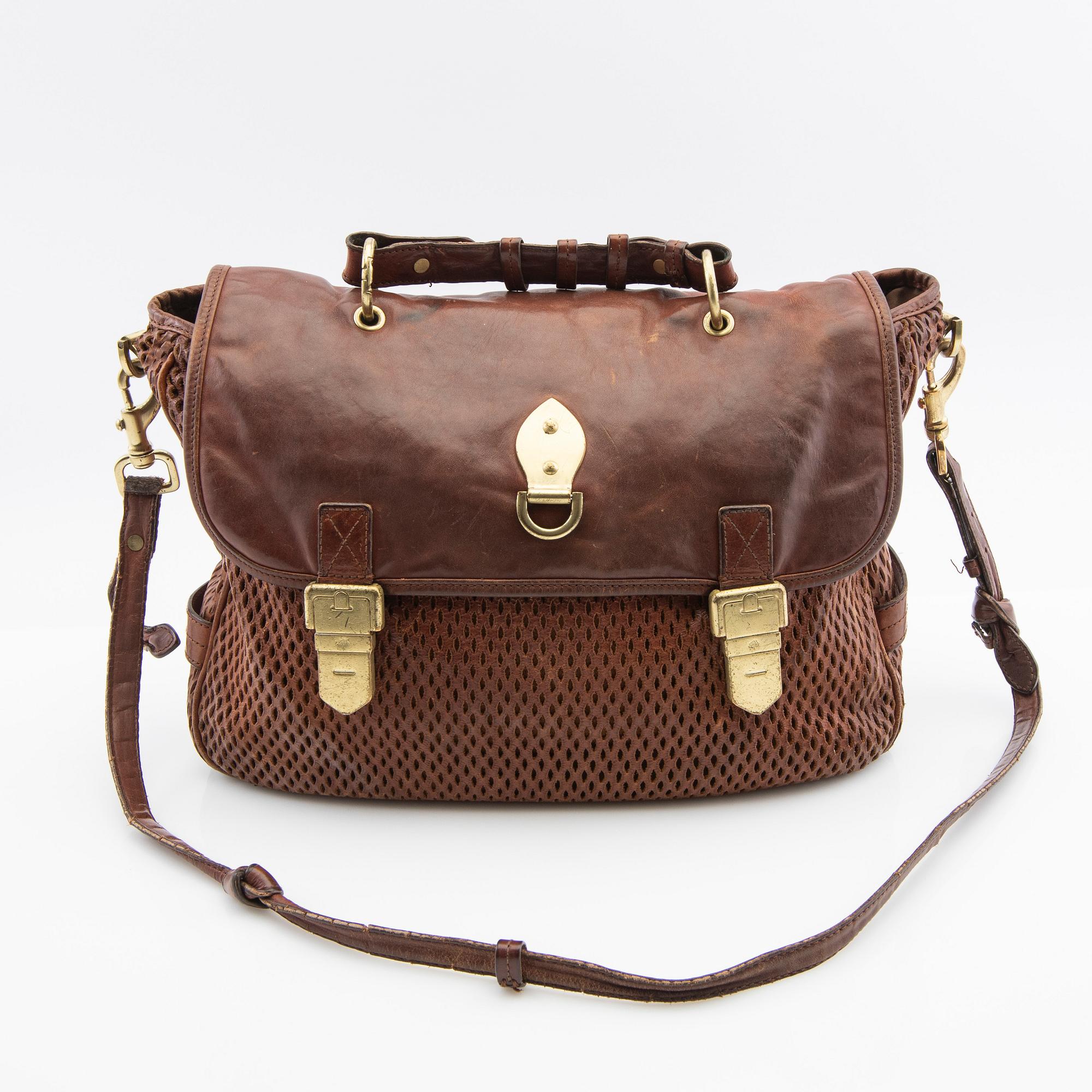 Mulberry, väska samt Filofax, vintage.