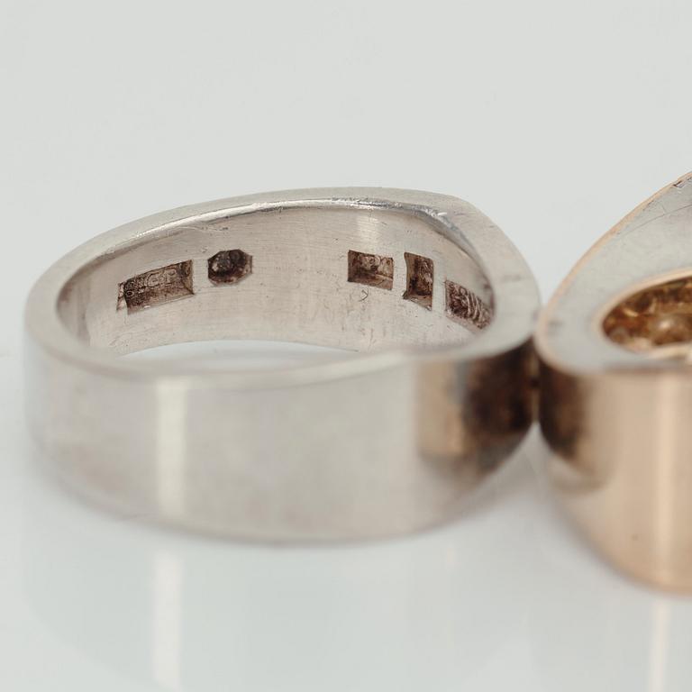 Sigurd Persson, ring, Stockholm 1965. sterlingsilver.