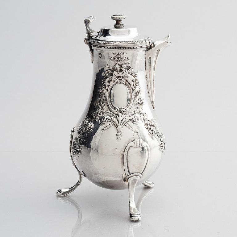 A French silver jug, mark of Jean-Pierre Nicolas Bibron, Paris (active circa 1798-1809).