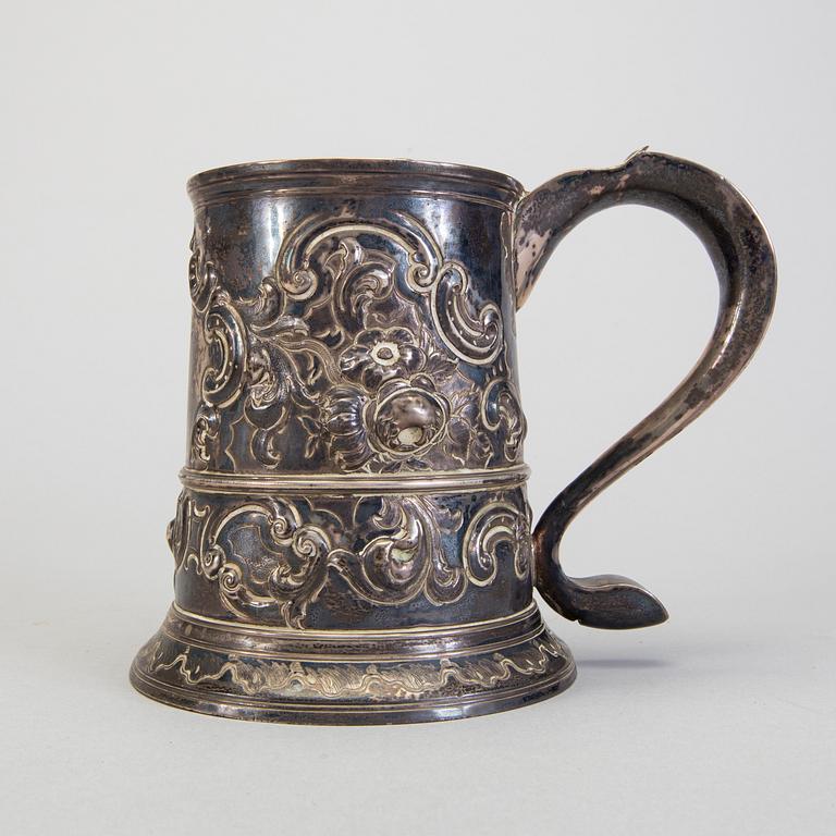 STOP, silver, London, England, 1802. Vikt 585 g.