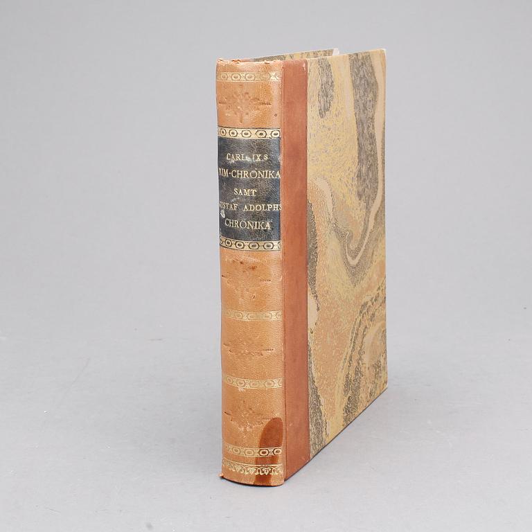 KONUNG CARL DEN IX:DES RIM-CHRÖNIKA SAMT KONUNG GUSTAF ADOLPHS..", Stockholm 1759.