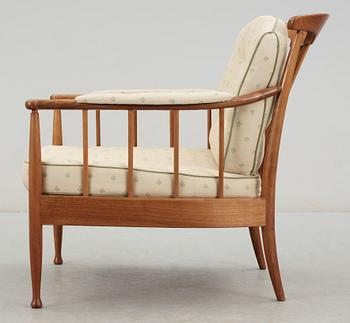 FÄTÖLJ, "Skrindan", Kerstin Hörlin-Holmquist för OPE-Möbler. Omkr 1900-talets mitt.