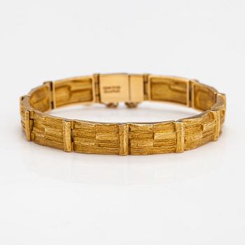 Björn Weckström, "Cascade", an 18K gold bracelet. Lapponia 1989.