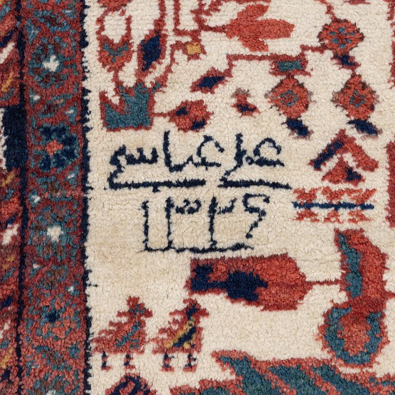 A semi-antique Afshar rug, southeastern Iran, c. 190 x 145 cm.