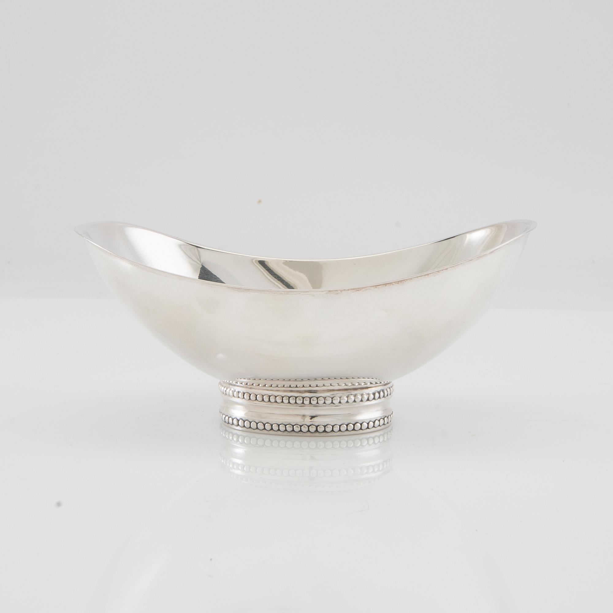 Vera Ferngren, bowl sterling silver GAB Stockholm 1969.
