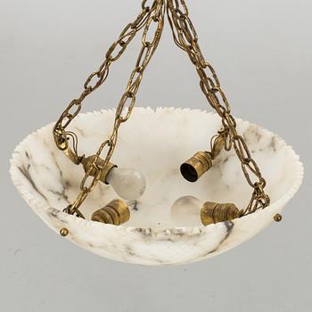 TAKLAMPA, alabaster, jugend.