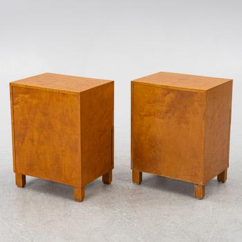 Sängbord, ett par, 1920/30-tal.