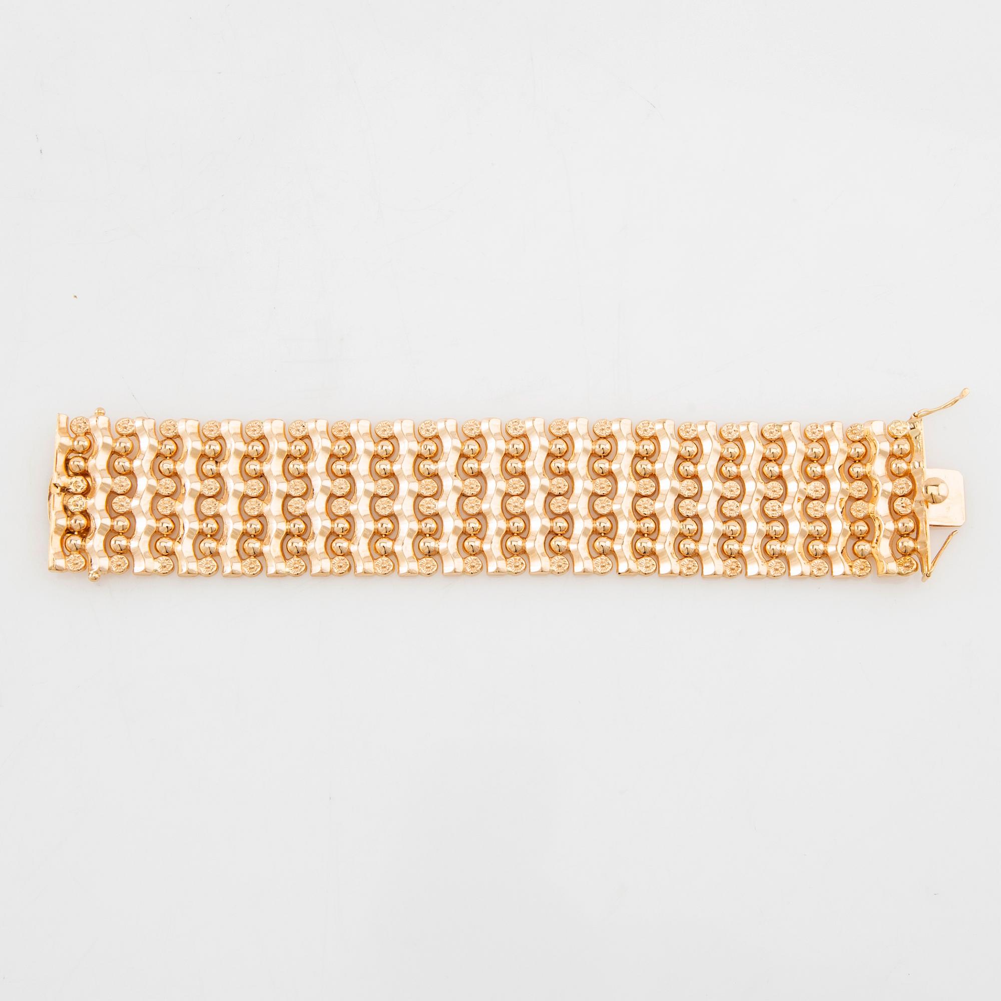 Bracelet 18K gold, Tosato Bruno Vicenza Italy.