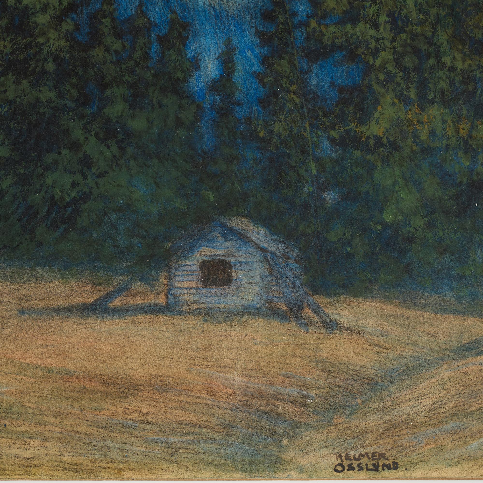 Helmer Osslund, "Från Lofsdalen", motiv från Härjedalen.