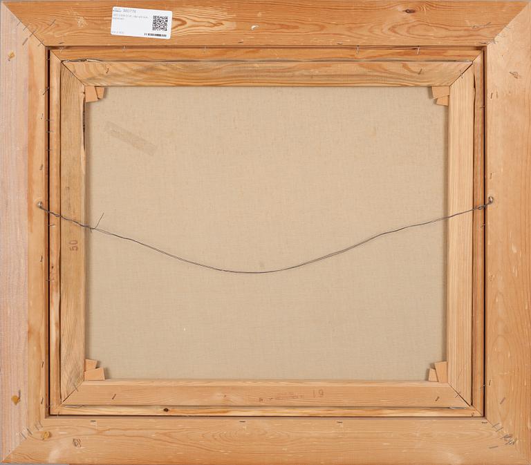 JOS VAN DIJK, olja på duk, signerad.