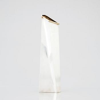 Rolf Lindståhl, a sterling silver vase, Stockholm 1996.