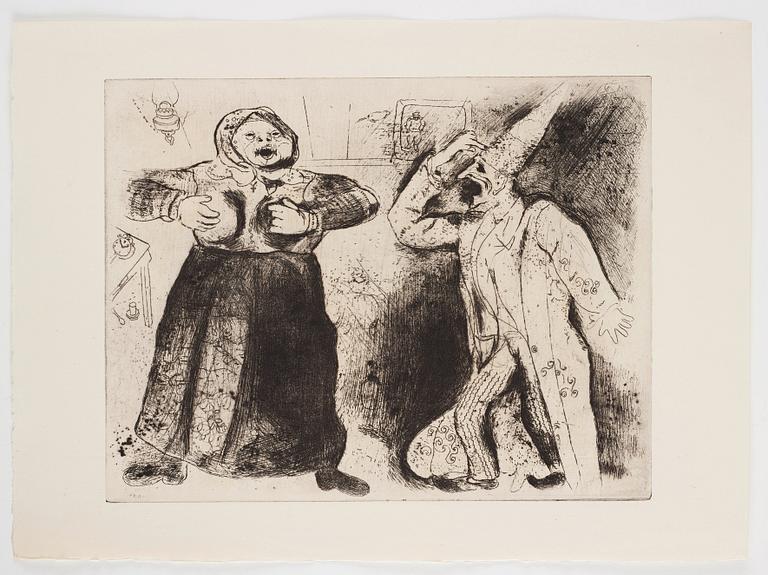 Marc Chagall, MARC CHAGALL, 71 etchings from the edition of 285 examples on Arches/MBM/J. Perrigot paper, 1923-1948.