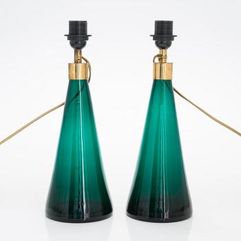 Gunnel Nyman, a pair of mid-20th century table lamps for Idman. Designed 1948.