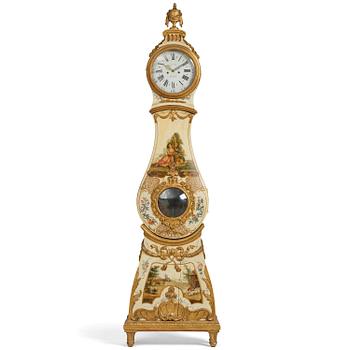 122A. A Swedish rococo longcase clock by N. Berg (master in Stockholm 1751-94).