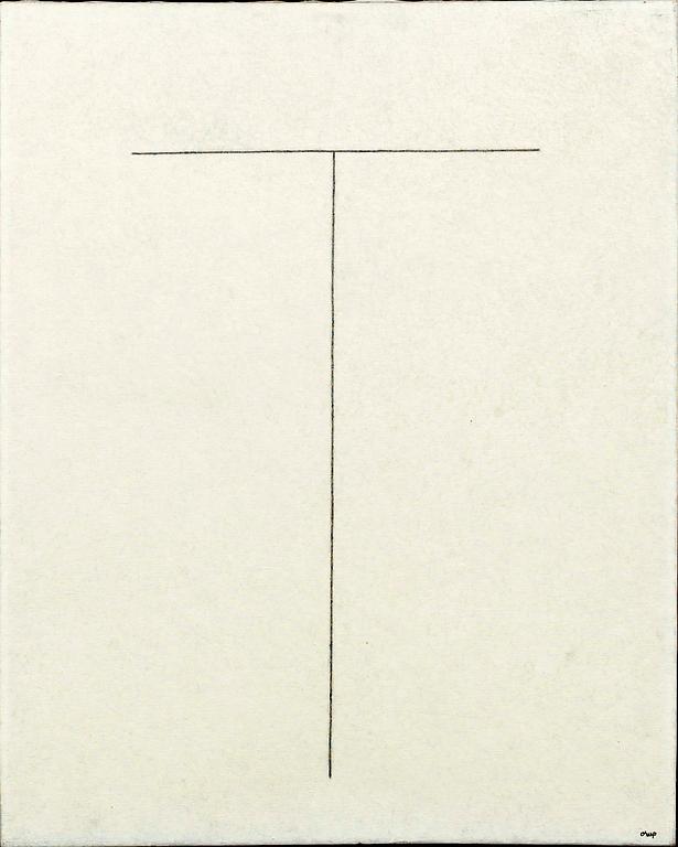 BENGT ORUP, oil on canvas, signed, dated a tergo 1980.