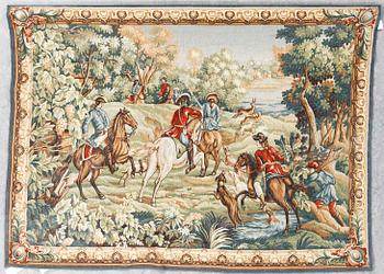 TAPET, maskinvävd, Manufacture d'Aubusson Robert Four, modern tillverking, ca 135x185.