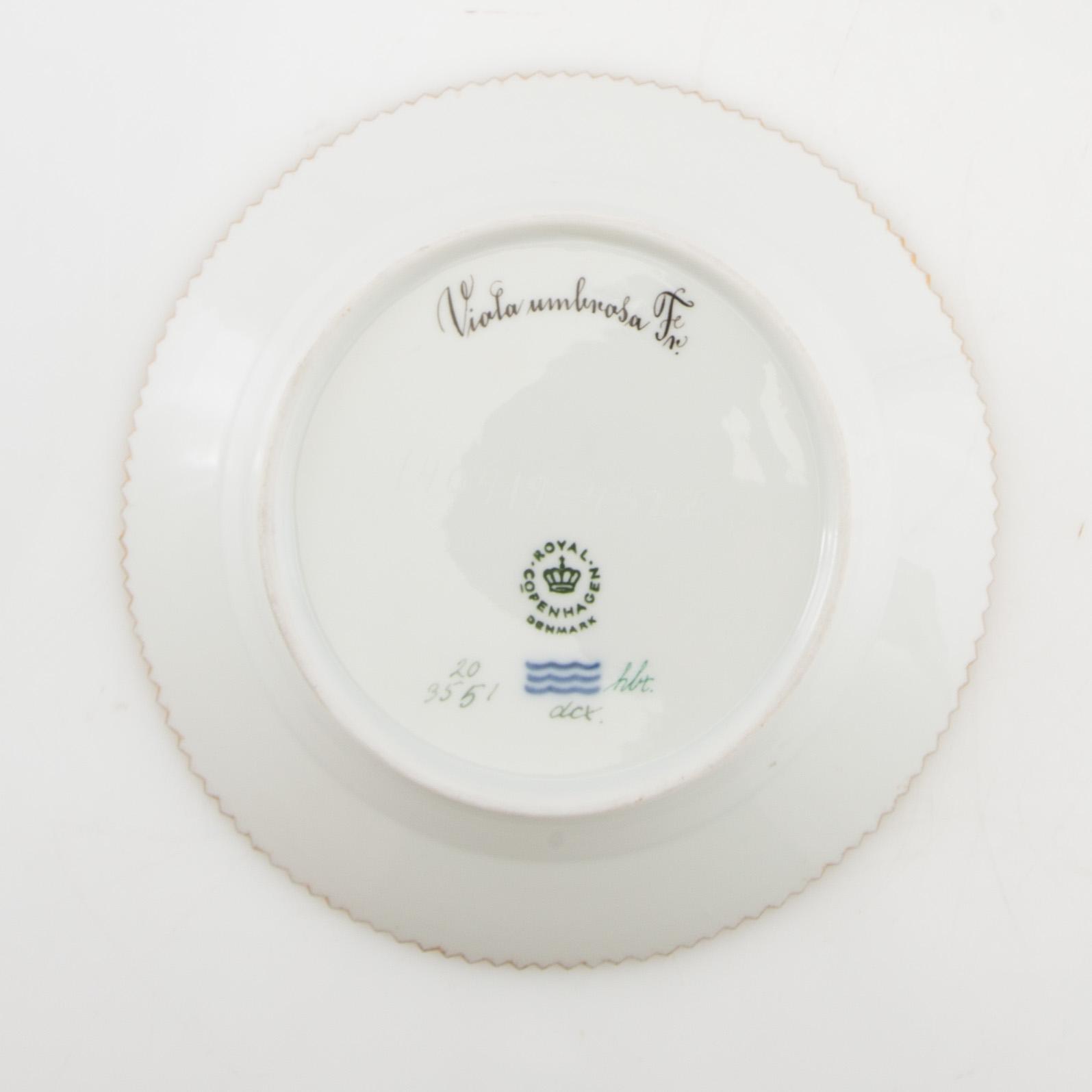 Plate "Flora Danica" Royal Copenhagen, Denmark 1963.