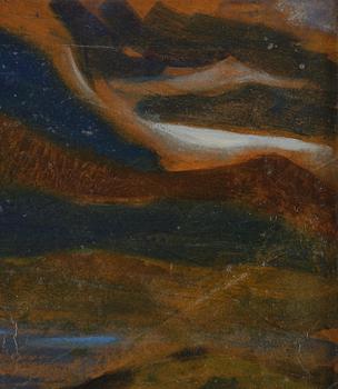 Helmer Osslund, Storm clouds over the mountain.