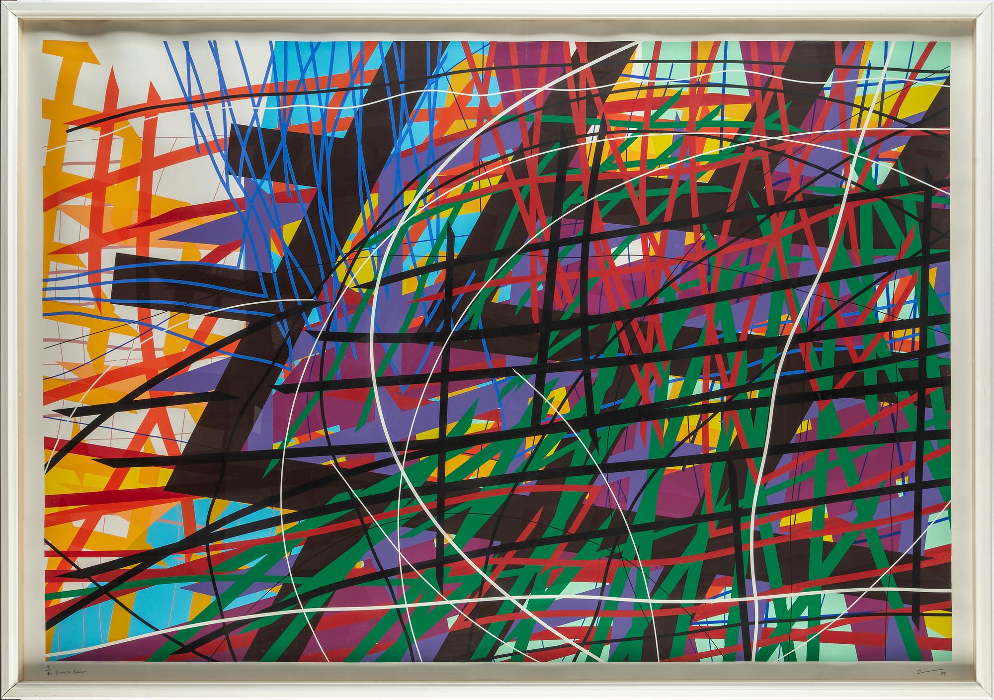 STEVEN MCCALLUM, screenprint, signed and numbered 16/48.