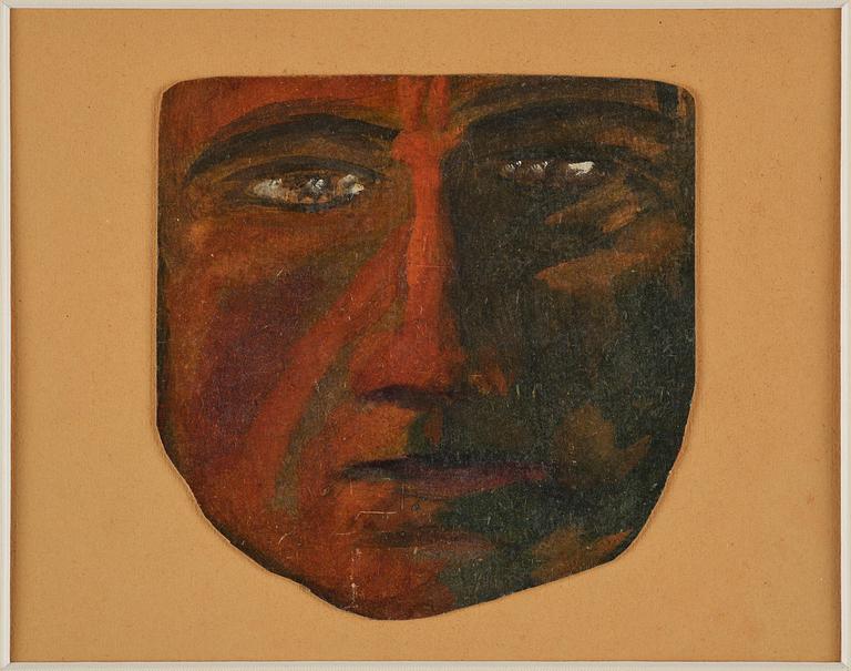 Adolf von Harbou, Self portrait.