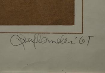 ANNELI QVEFLANDER, serigrafi, nr 80/99, sign. och dat. -67.