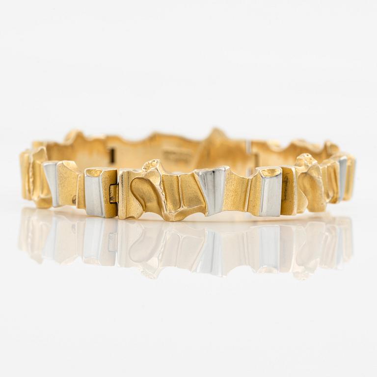 Lapponia bracelet 18K gold and platinum.