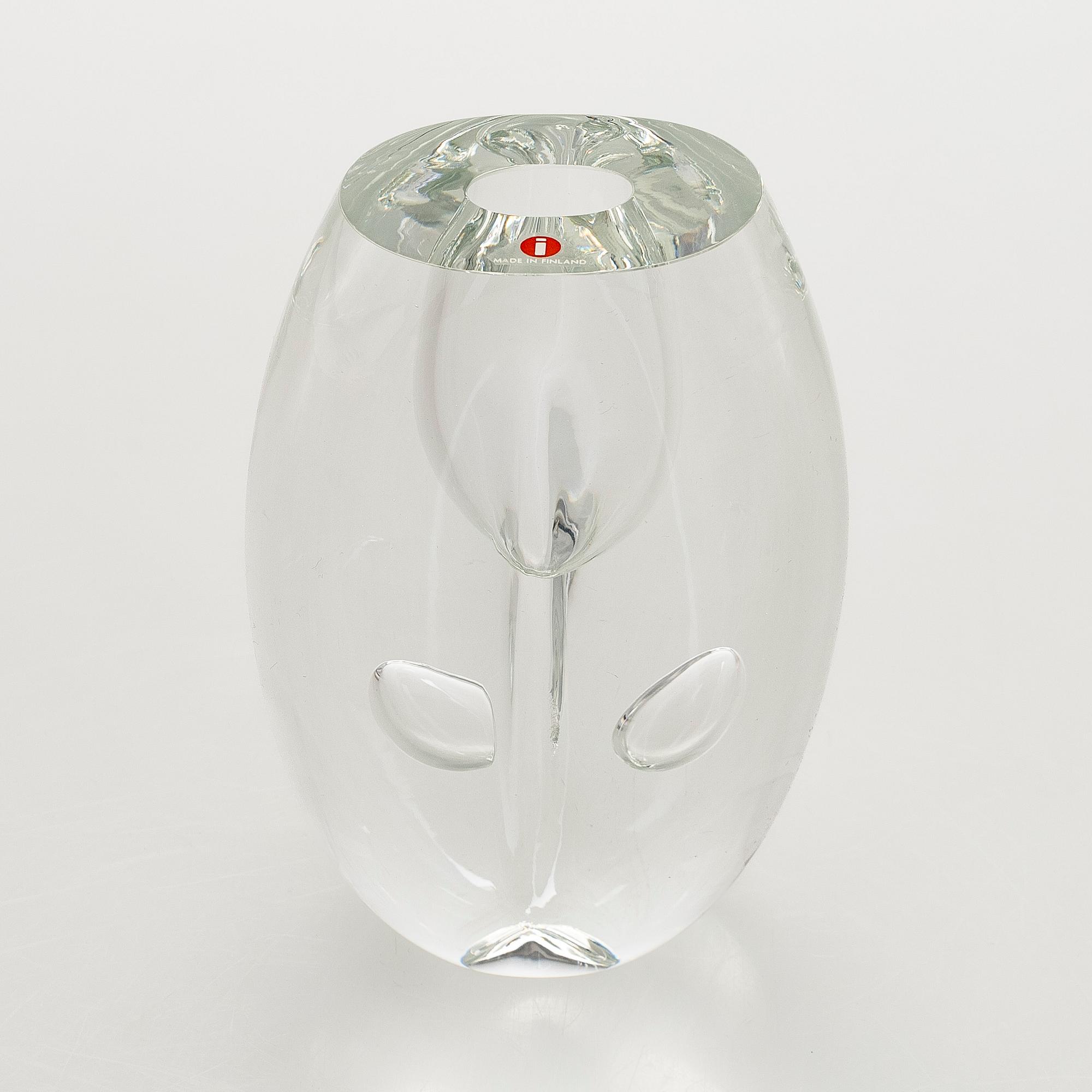 Timo Sarpaneva, a glass sculpture 'Claritas' signed Timo Sarpaneva Iittala 16/1988.