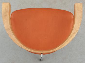 A Poul Kjaerholm 'PK-11' armchair, for E Kold Christensen, Denmark, maker's mark in the steel.
