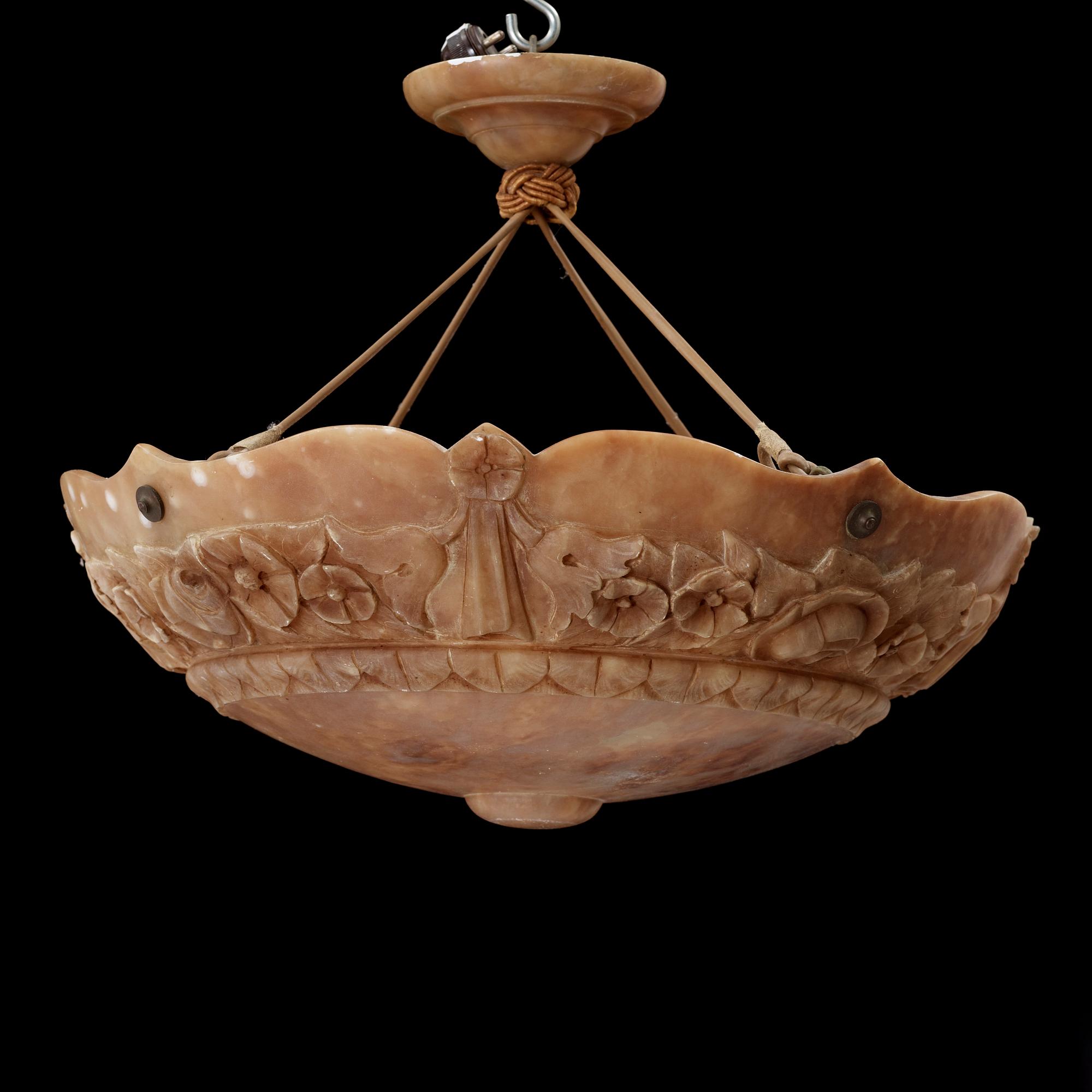 TAKAMPEL, alabaster. 1900-talets början.