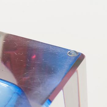 Helena Tynell, a glass vase, signed Helena Tynell Riihimäen Lasi Oy.