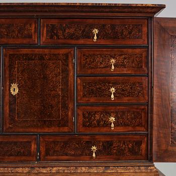 A Swedish late Baroque alder root cabinet.