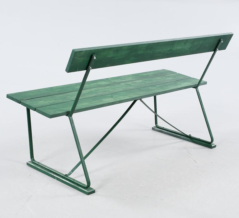 A garden sofa possibly made by Grythyttan from the second half of the 20th century.