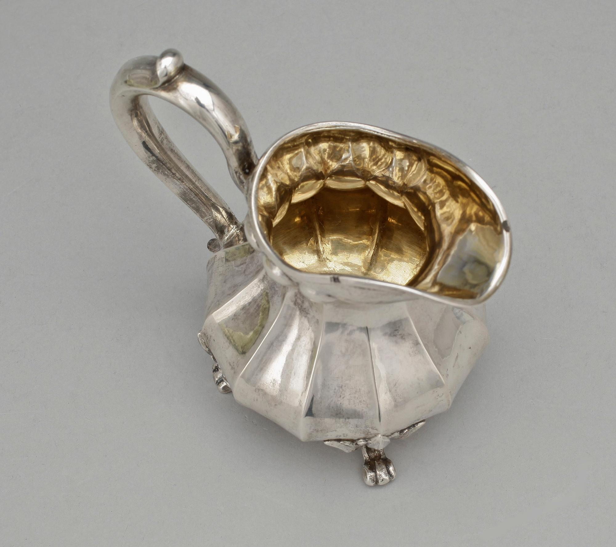 A russian creamer, Moscow 1870s-1880s. Ca 203g.