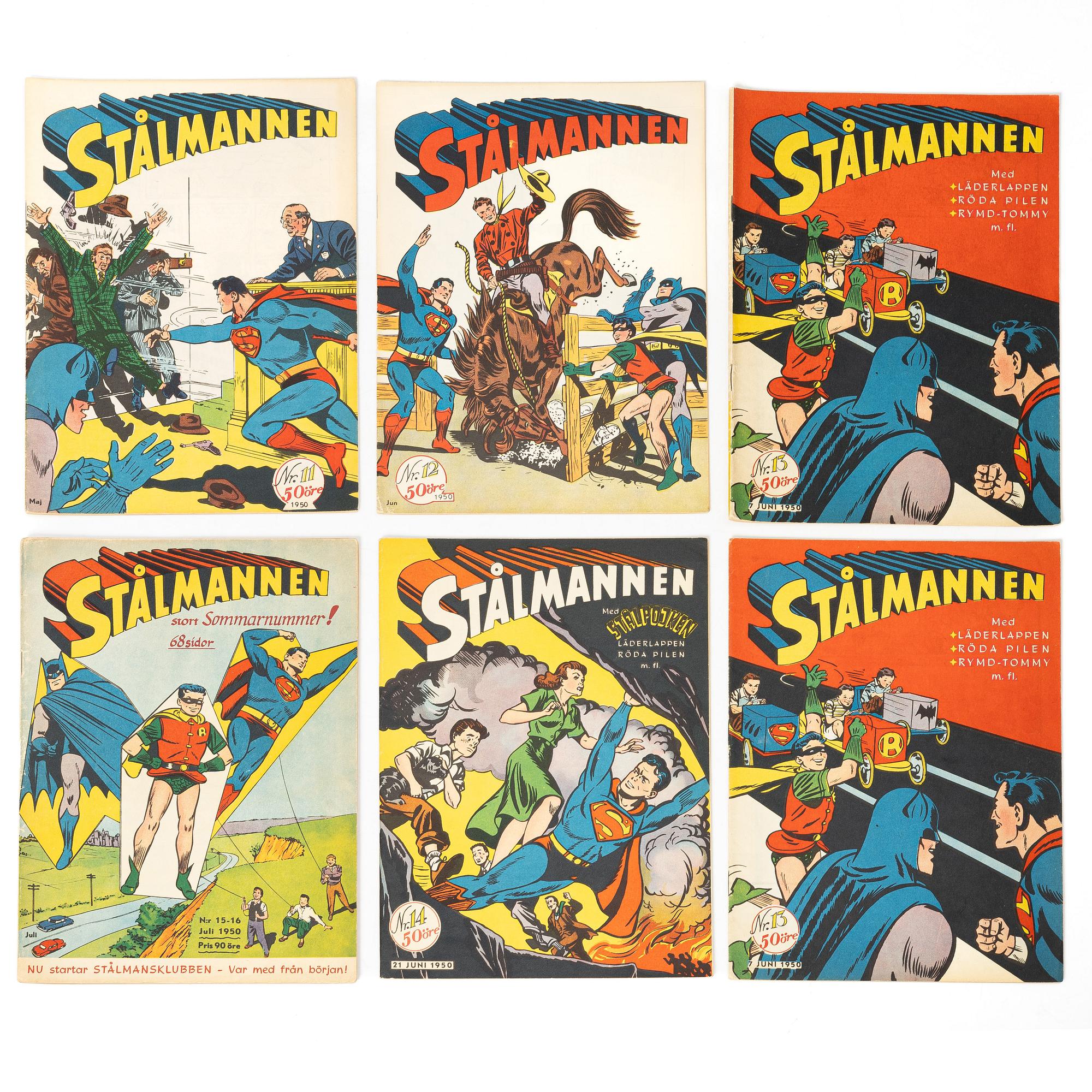 Comic books, 22, “Superman”, 1950 edition.