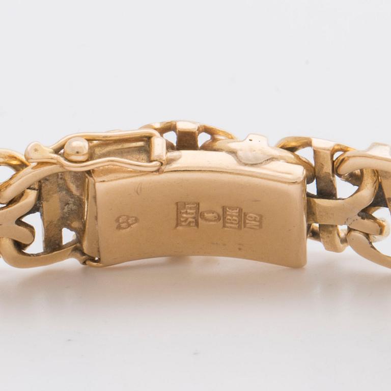 ARMBAND 18K guld T Berghman Stockholm 1963.