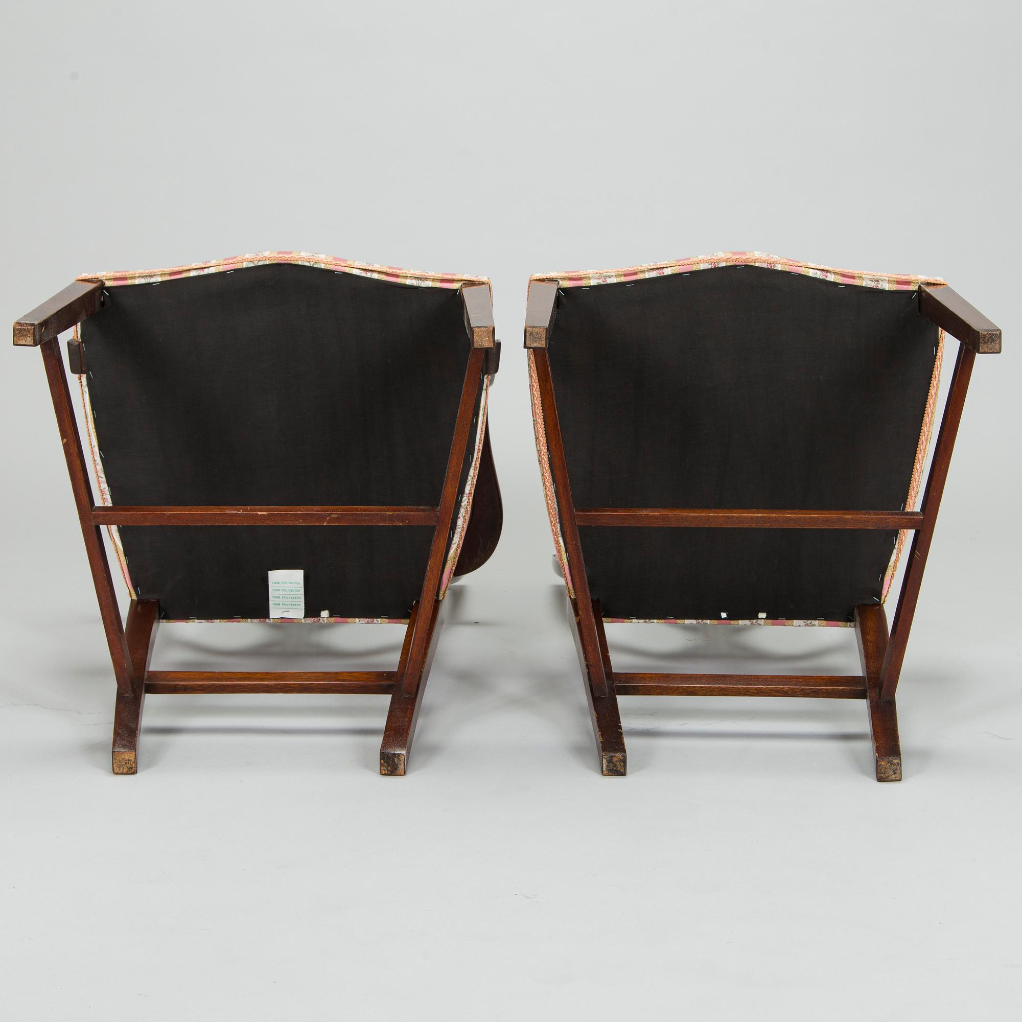 Matbord och stolar, 8 st, England 1970-tal.