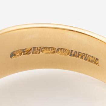 Björn Weckström, ring "Guldsten", 18K guld och malm, Finland 1981.