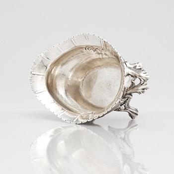 A Swedish 18th Century candy server/bowl, silver, mark of Simson Ryberg, Stockholm 1791.