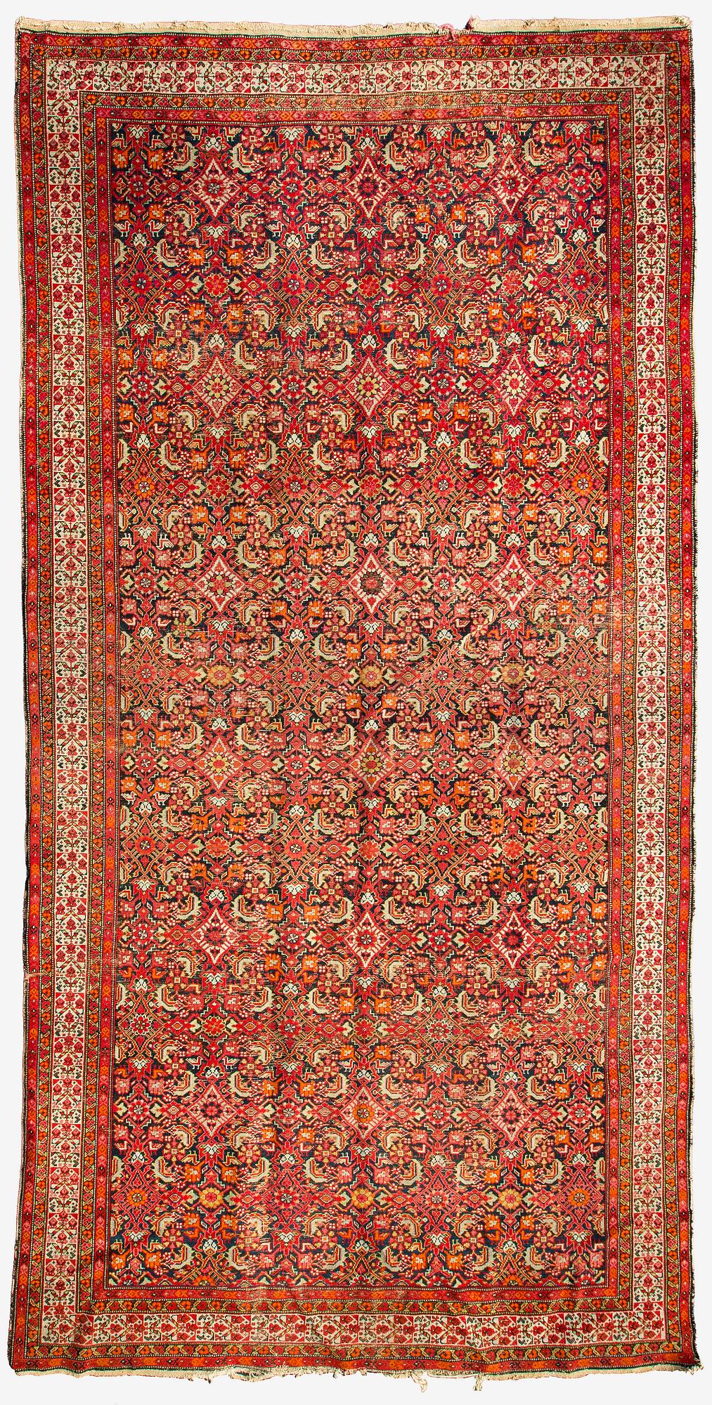 Matto, antiikki Malajir, Luoteis-Persia, n. 410 x 207 cm.