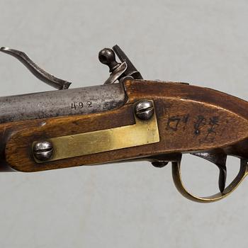 a Swedish military flintlock pistol from Carl Gustaf Stadsgevärsfaktori, around year 1800.