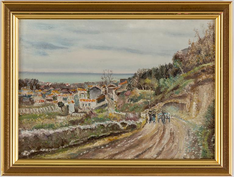 Bo von Zweigbergk, oil on canvas, signed and dated -28.