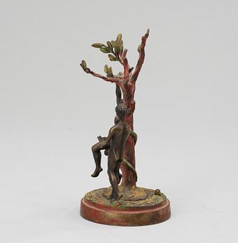 A Franz Bergman (Namgreb) bronze figure. Wienna early 20th century.