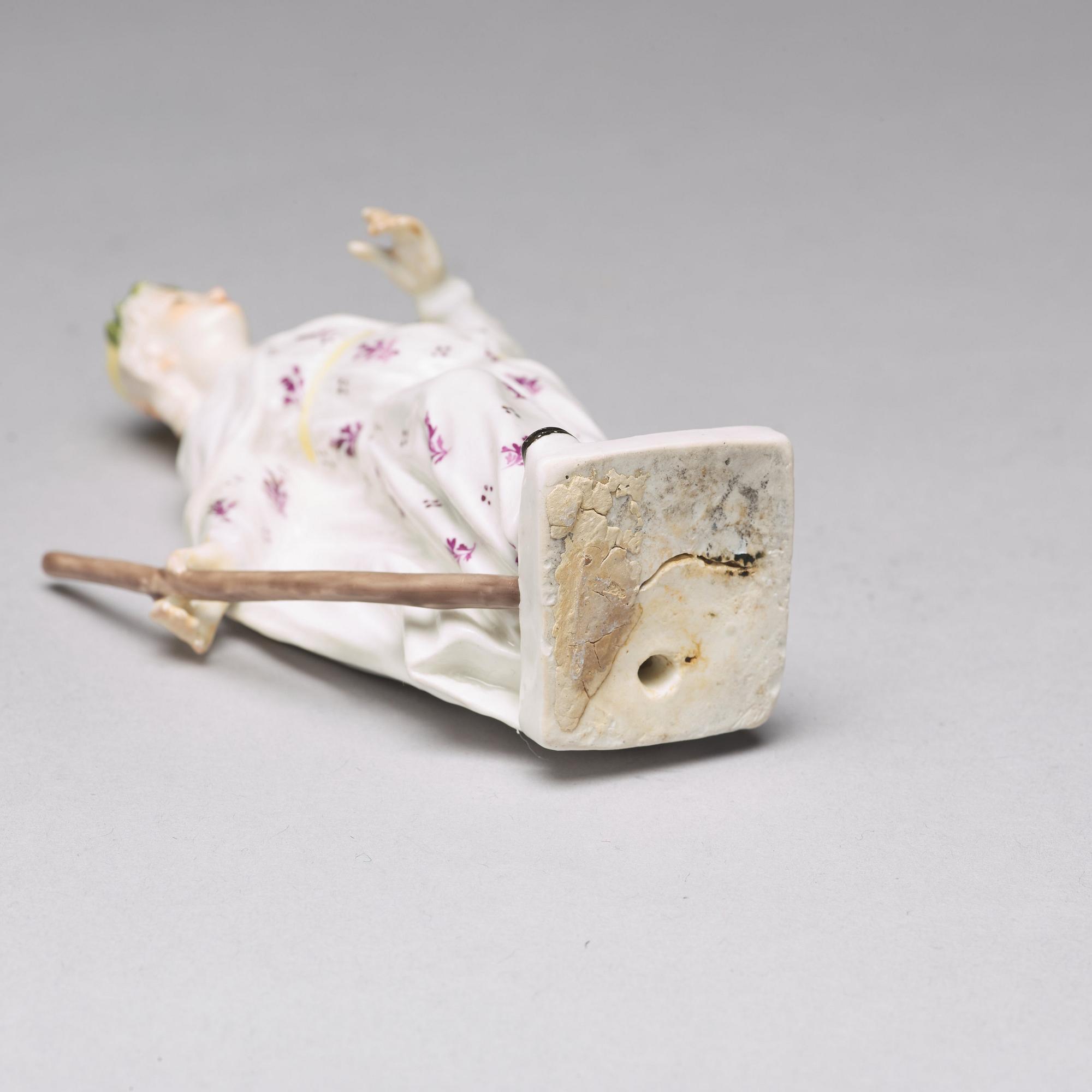FIGURIN, porslin. Meissen, 1700-tal.