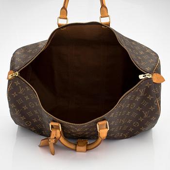 Louis Vuitton, a Monogram Canvas 'Keepall 55' bag.